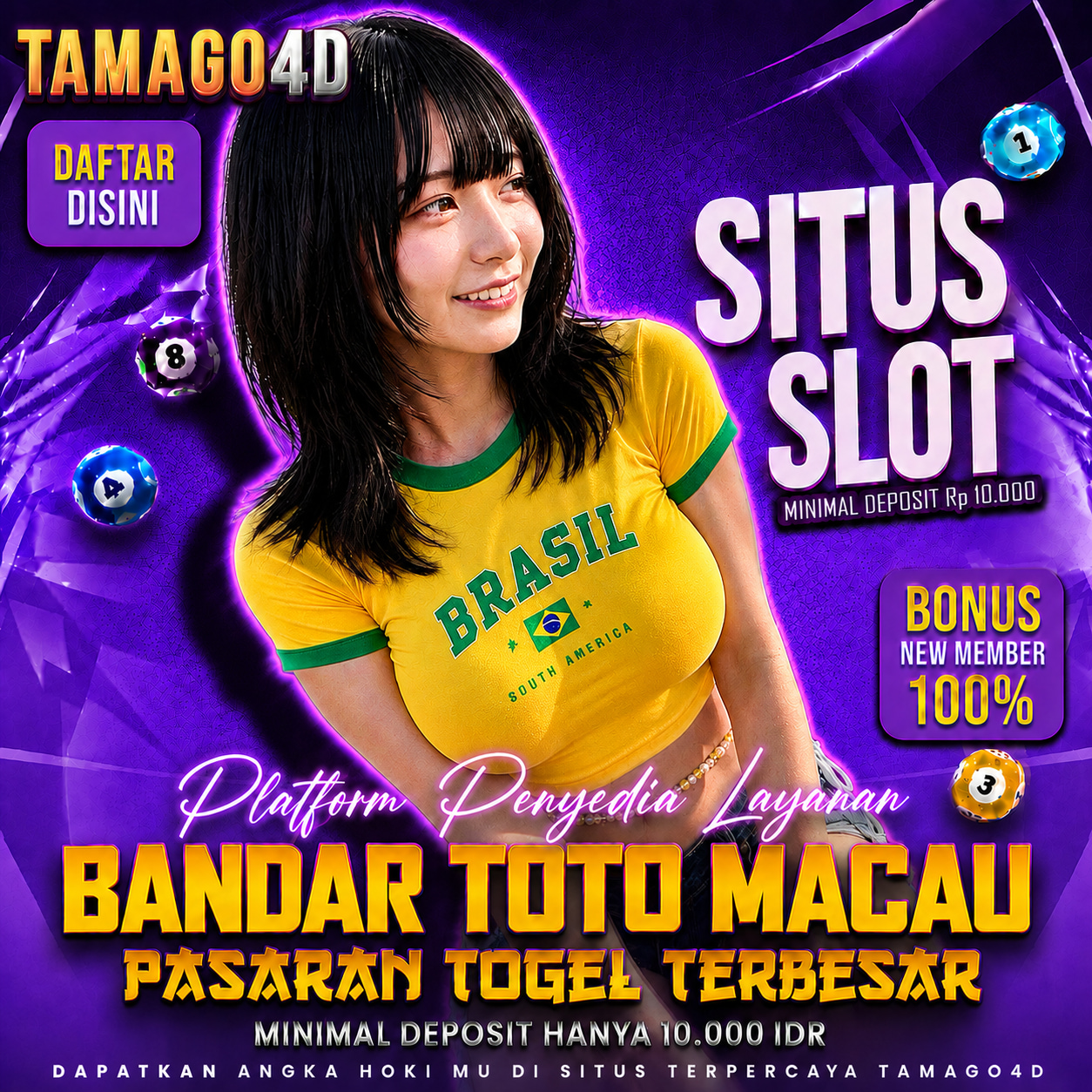 Thumbnail 1 of 3, Poster, TAMAGO4D Situs Pusat Bandar Togel Dan Akses Link Game Online Gacor designed and sold by TAMAGO4D.